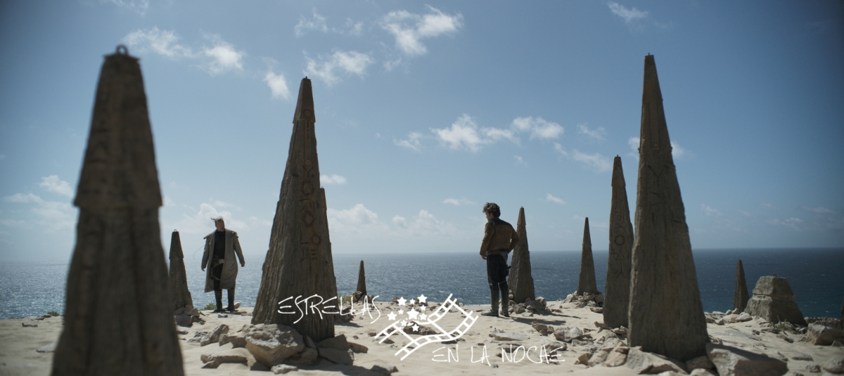 Woody Harrelson is Beckett and Alden Ehrenreich is Han Solo in SOLO: A STAR WARS STORY.