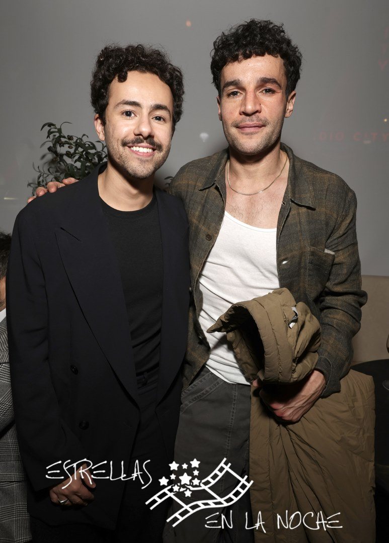 Ramy Youssef and Christopher Abbott attend the Searchlight Picture’s Poor Things New York Premiere at the DGA Theater on Dec 6, 2023 in New York.