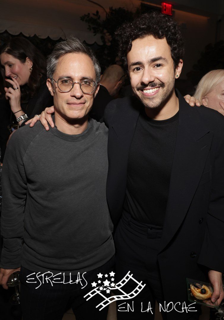 Gael García Bernal and Ramy Youssef attend the Searchlight Picture’s Poor Things New York Premiere at the DGA Theater on Dec 6, 2023 in New York.