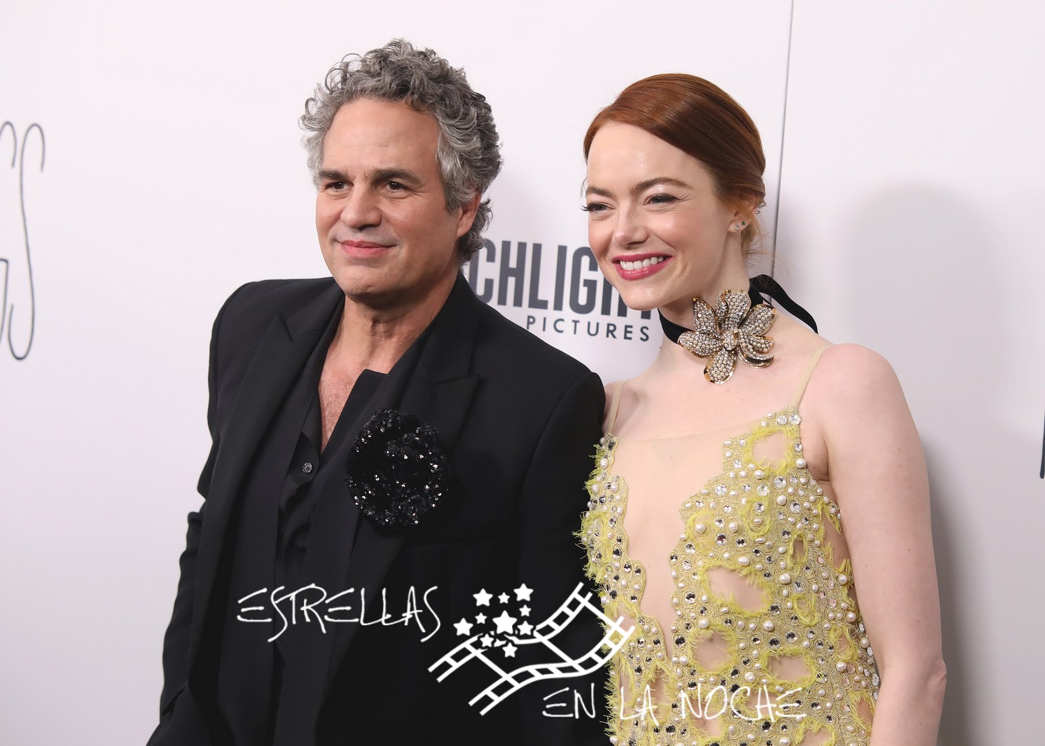 Mark Ruffalo and Emma Stone attend the Searchlight Pictures “Poor Things” New York Premiere at the DGA Theater on Dec 6, 2023 in New York, NY, USA